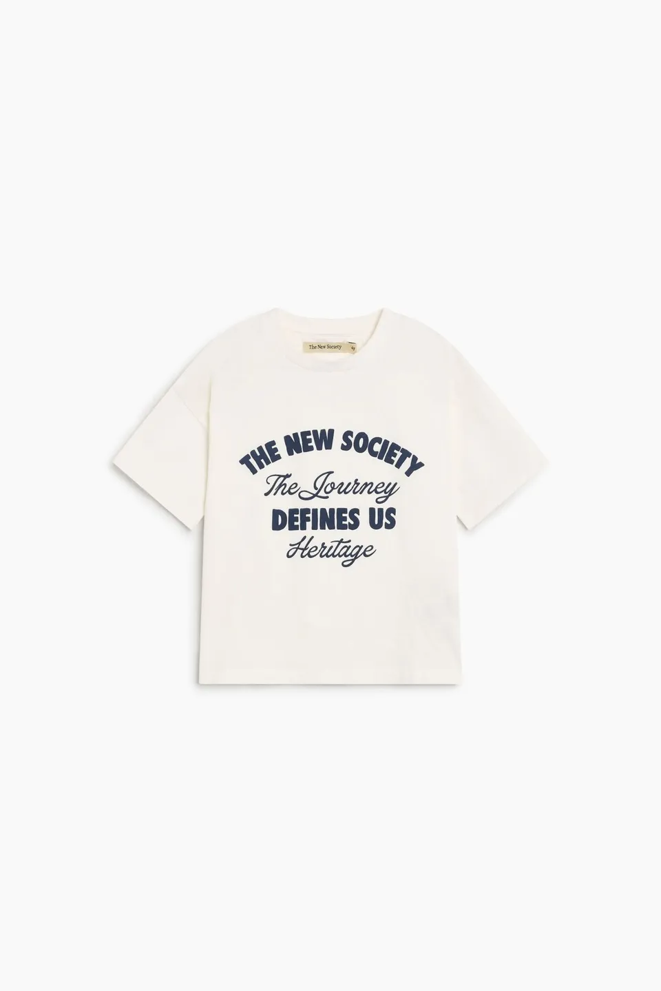 The New Society Bay maglietta stampa cotone