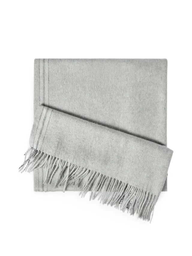 Brunello Cucinelli MSC668AG sciarpa grigio navy