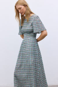 The New Society Zinnia abito donna quadri check