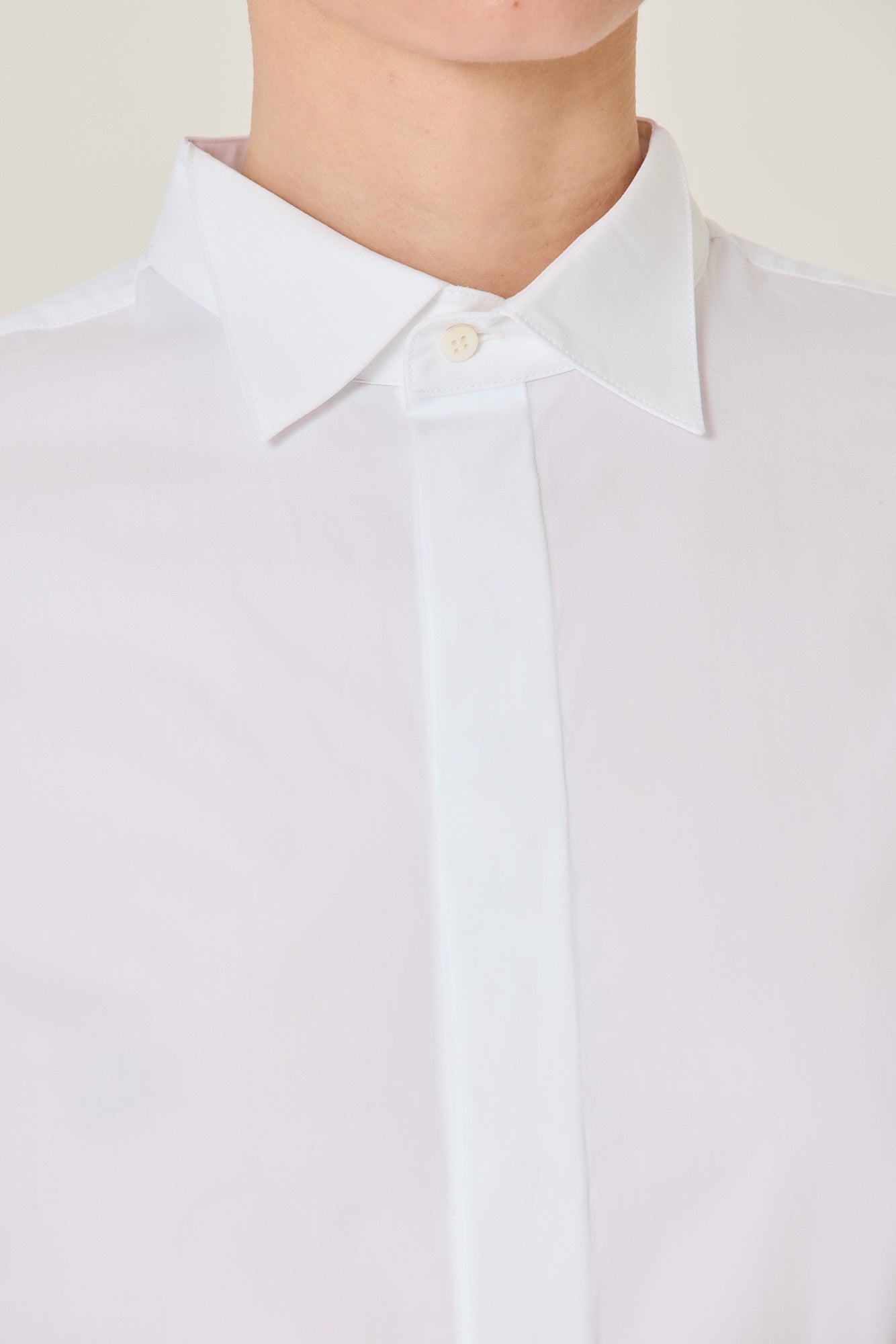 Sa Su Phi Smoking camicia bianca in cotone