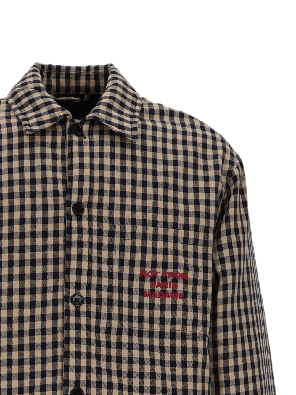 Drole de Monsieur PERM-SH270 camicia beige uomo