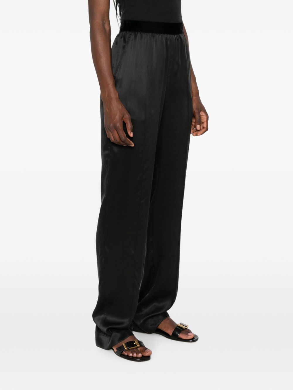 Tom Ford PAW683FAX1720NAA pantaloni neri donna