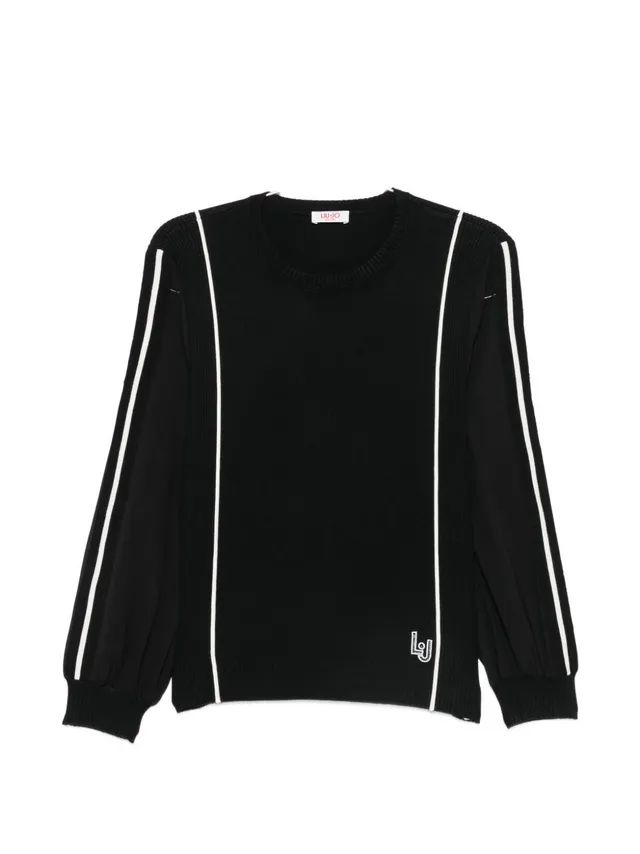 Liu Jo Sport TF6161MS49I maglia donna nero bianco