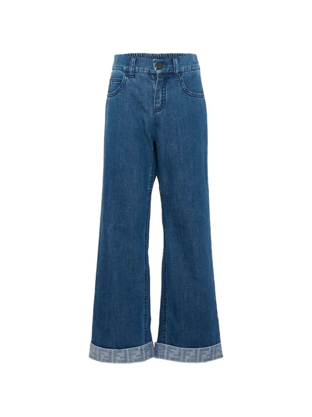 Fendi Kids JUF179 pantaloni bambina