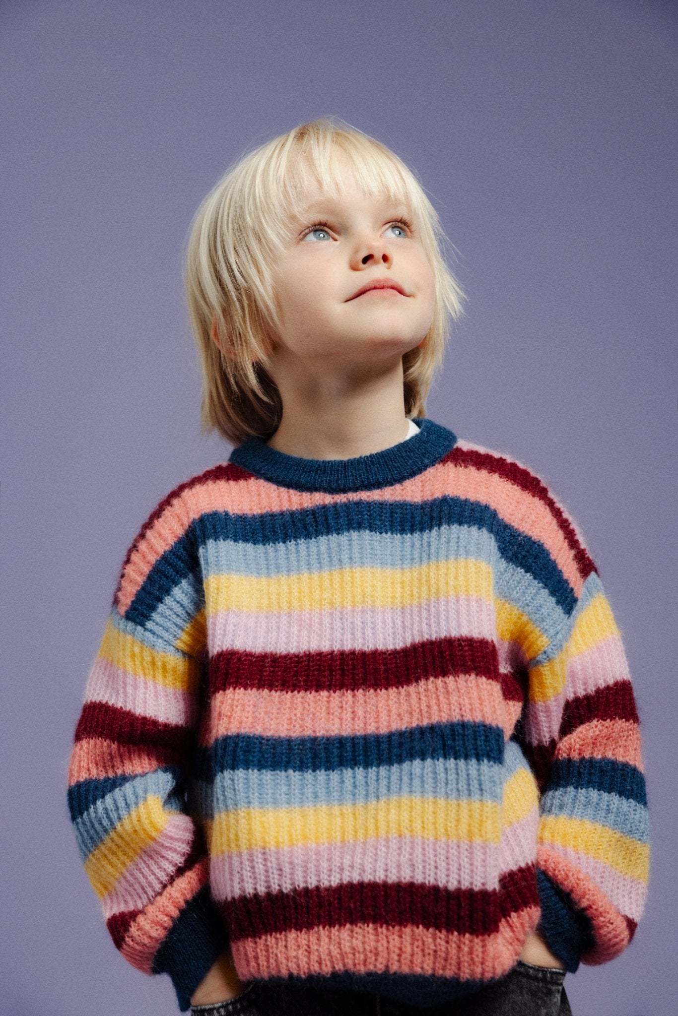 The New Society Julia maglione righe mohair