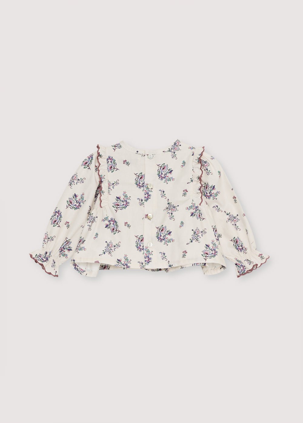 The New Society Emma camicetta neonato fiori 6 mesi