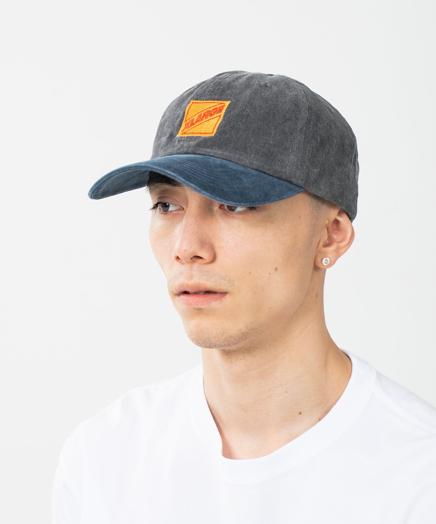 X-Large Pigment cappello grigio cotone