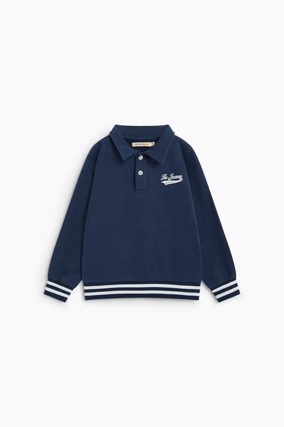 The New Society Misty polo bambino felpa cotone