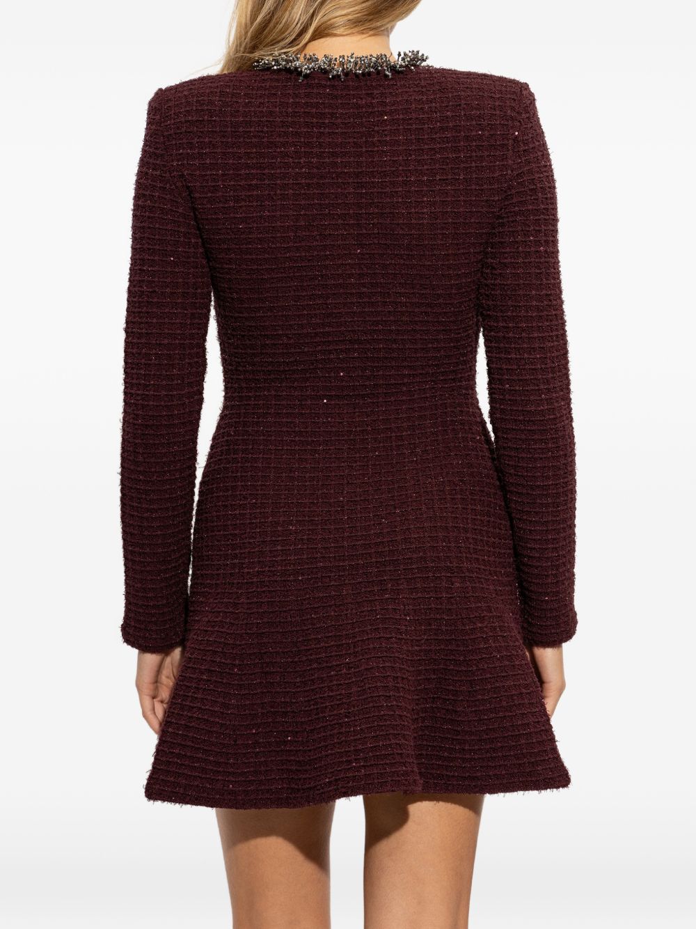 Self-Portrait SC26-152S abito corto donna burgundy