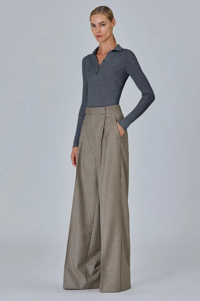 Sa Su Phi polo cashmere seta a coste taglia 38 blu