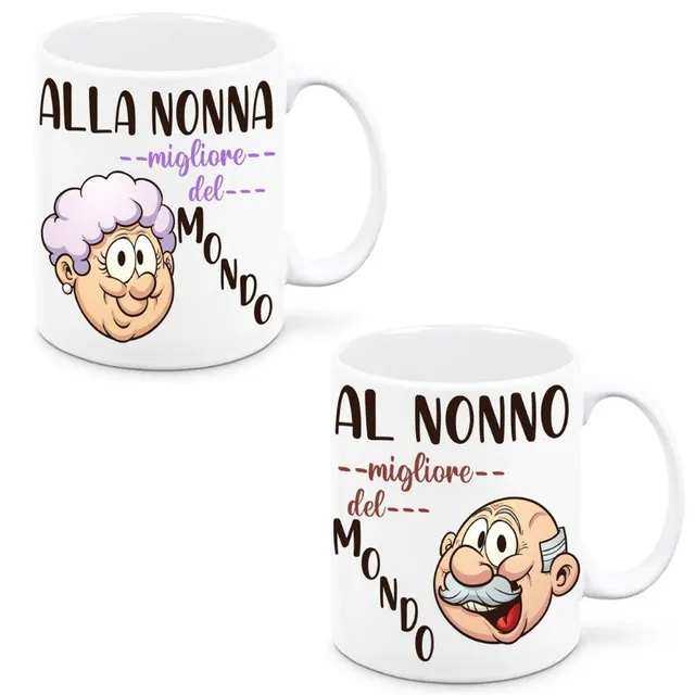 Mr. Gadgets Nonni tazza personalizzata per microonde e lavastoviglie