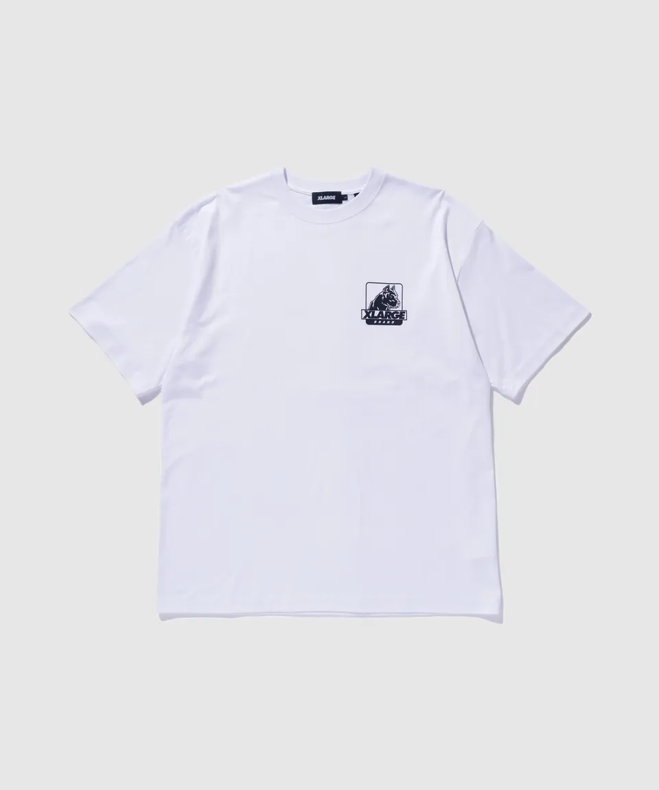 X-Large Pitbull t-shirt bianca cotone