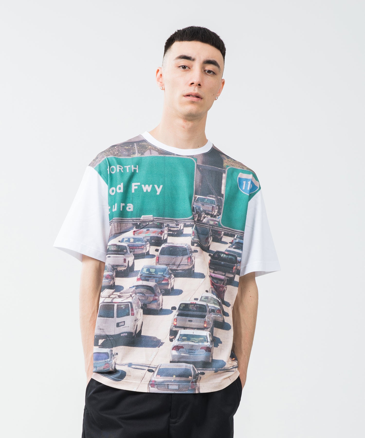 X-Large Freeway maglietta cotone nera S