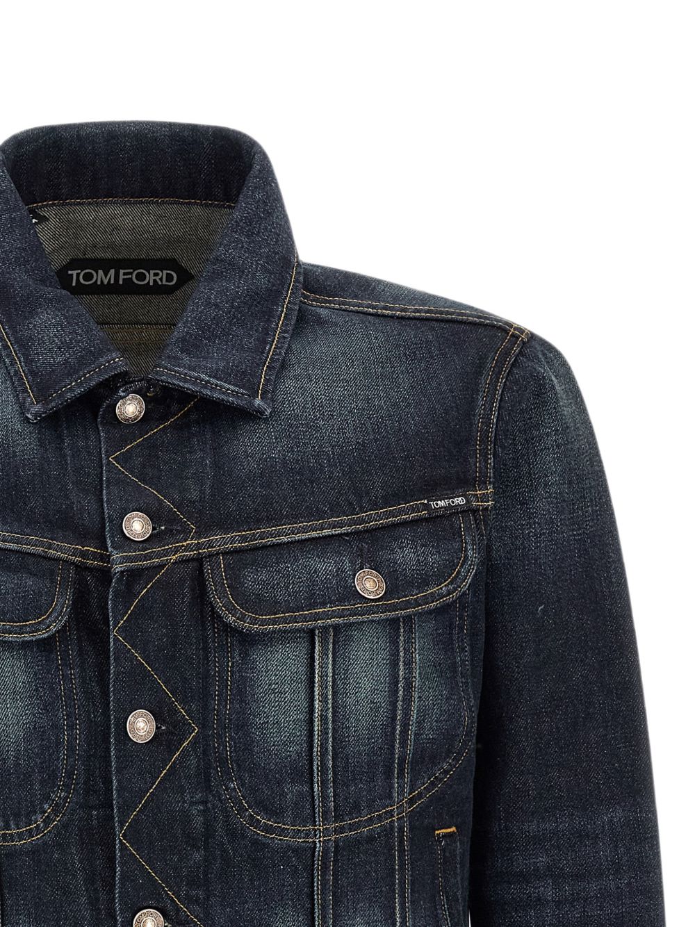 Tom Ford DJI001 giacca indigo uomo classica