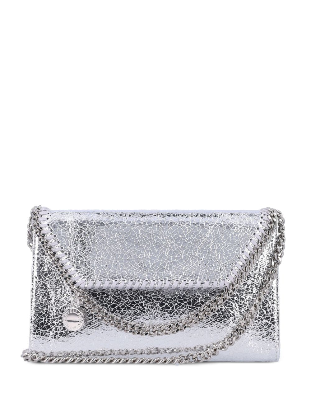 Stella McCartney 581238WP05878101 borsa silver metallizzata
