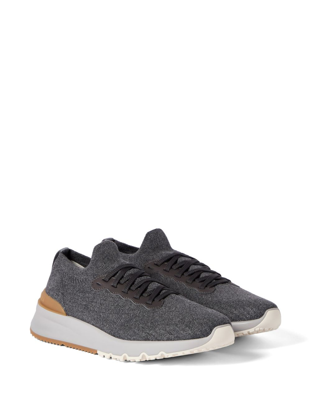 Brunello Cucinelli MZUPMBO252 scarpe basse uomo lavagna