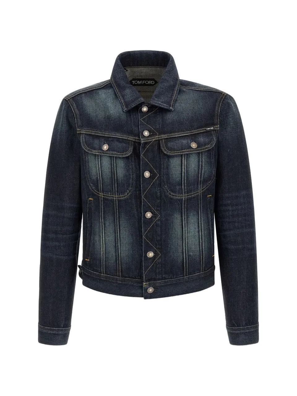 Tom Ford DJI001 giacca indigo uomo classica
