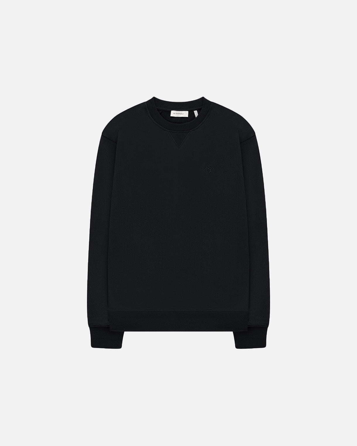 Goodpeople Lommy maglione cotone girocollo nero