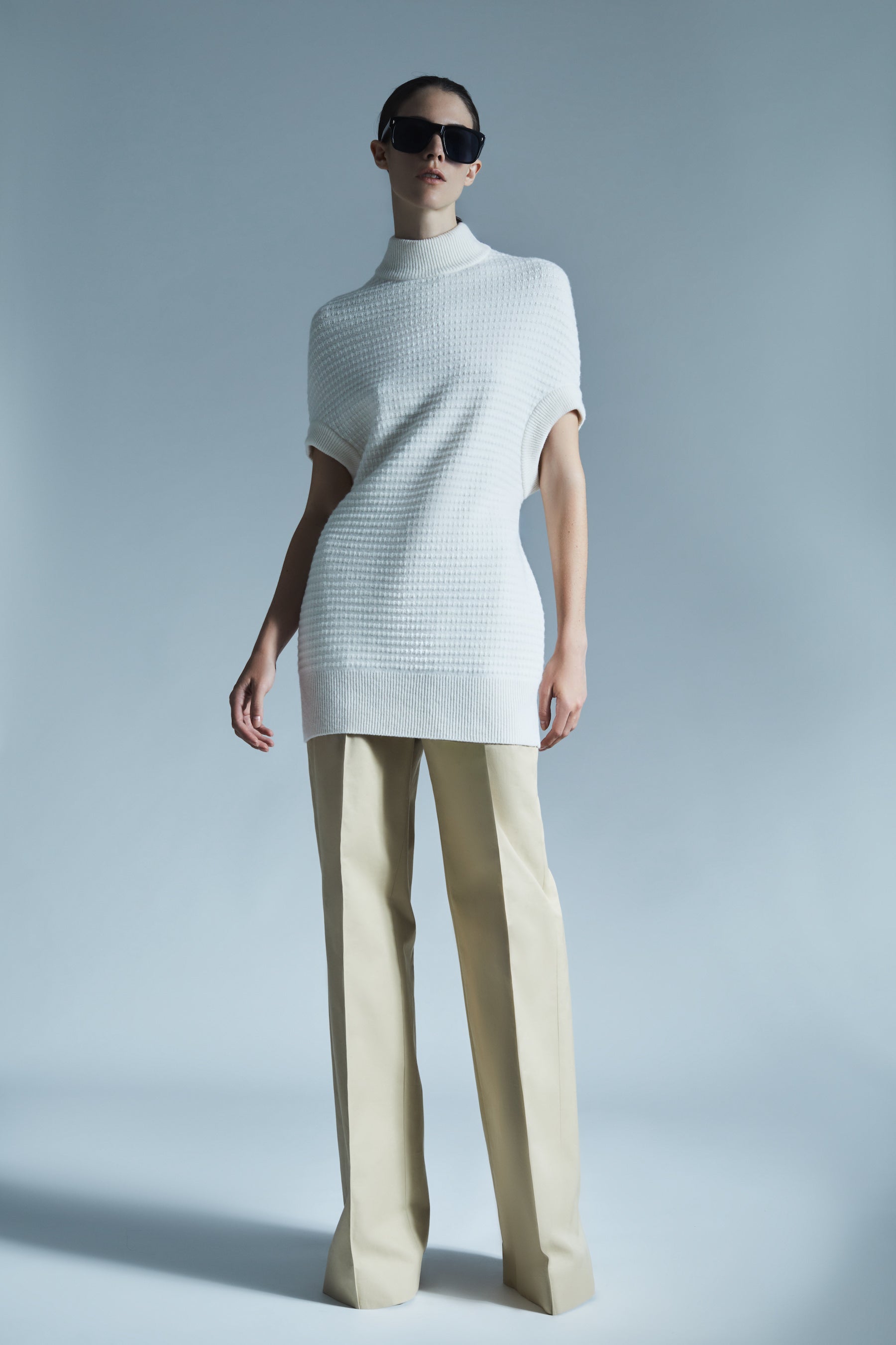 Sa Su Phi Andrea pantaloni dritti cotone donna cammello
