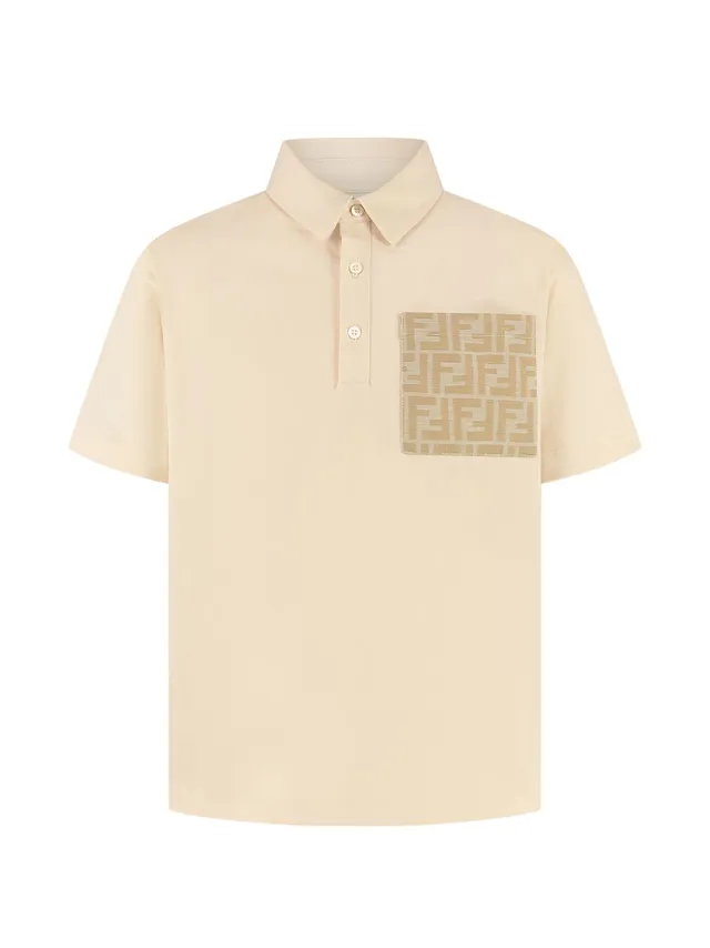 Fendi Kids JMI502 polo bambino