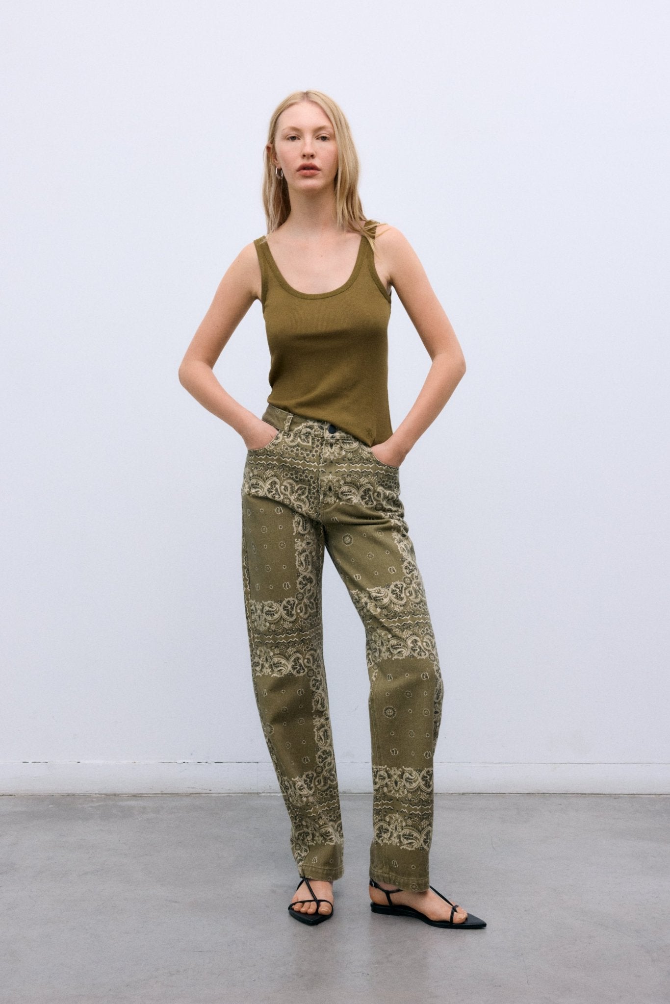 The New Society Yucca t-shirt donna verde cotone riciclato