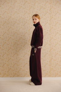 The New Society Mochi pantaloni tuta bordeaux teen