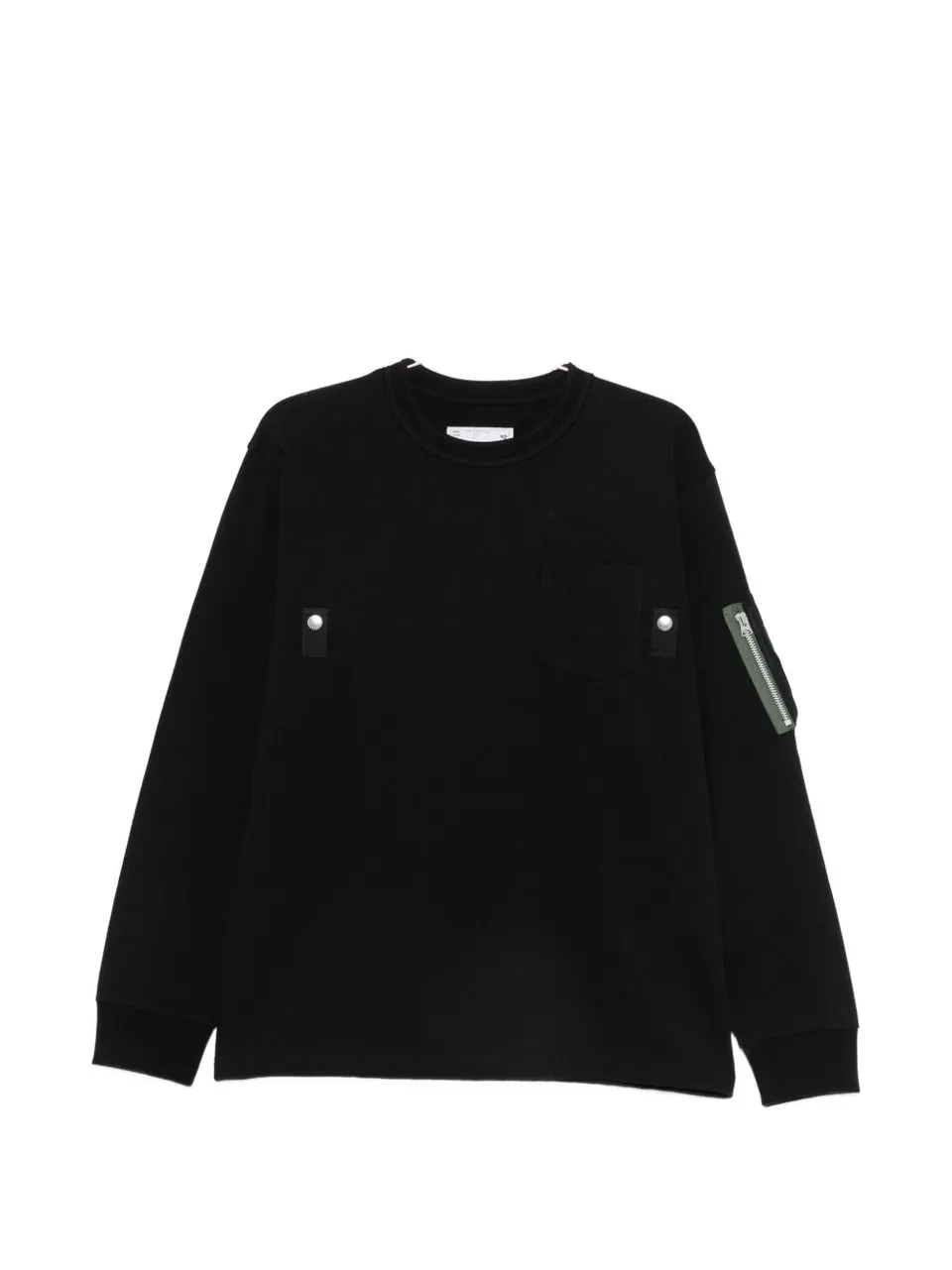 Sacai 26-04074M t-shirt nera uomo