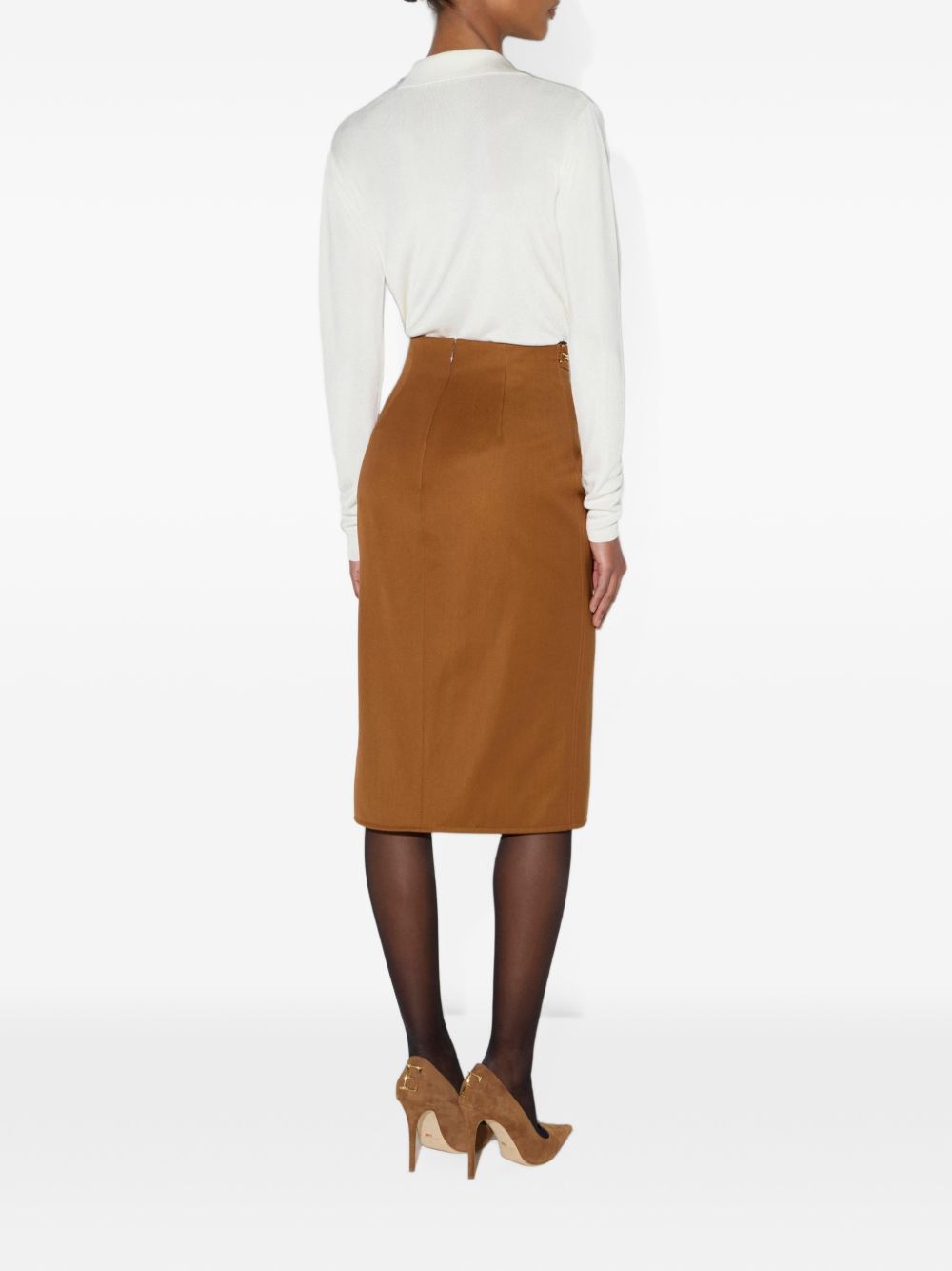 Elisabetta Franchi BK03S66E2 top donna burro