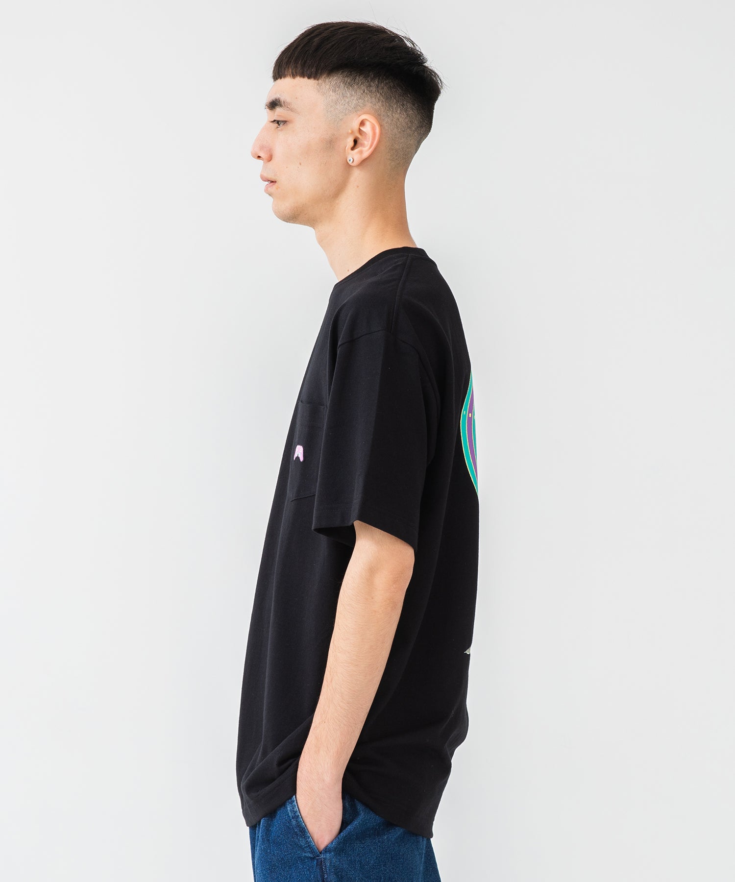 X-Large S/S Target Pocket t-shirt bianca