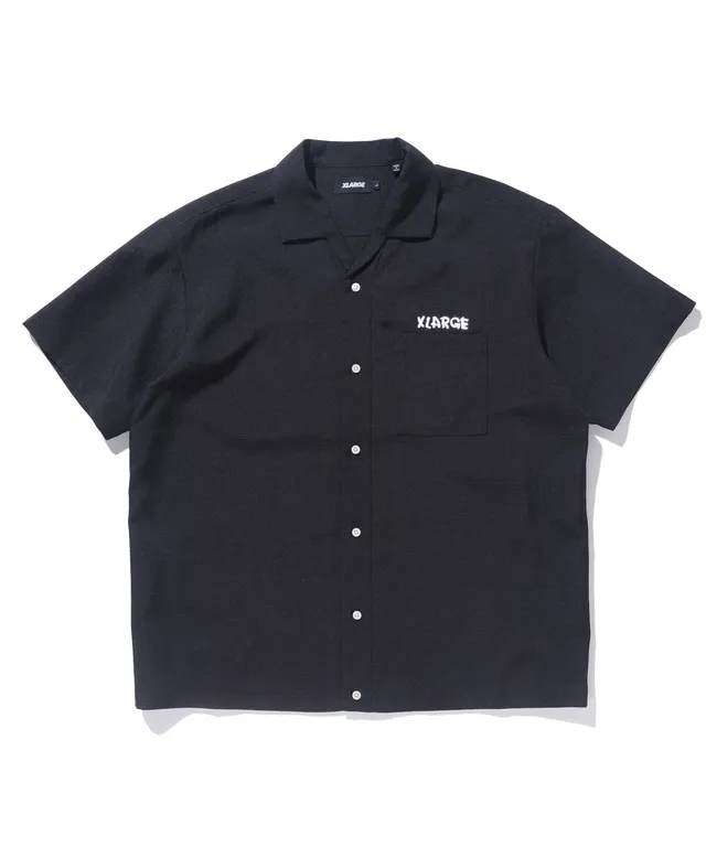 X-Large Drawing OG S/S Work Shirt camicia nera manica corta