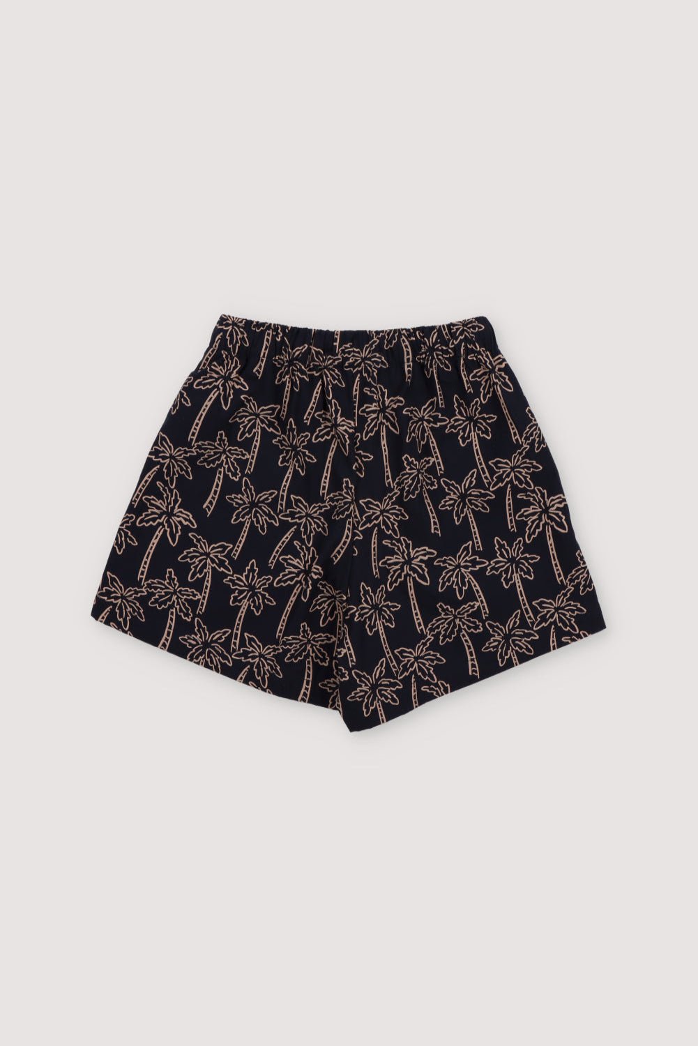 The New Society Ithaki Bermuda bimbi Palms Navy cotone