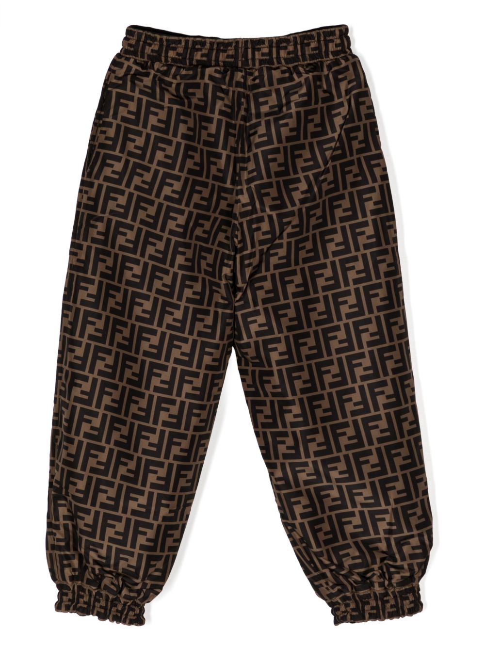 Fendi Kids JUF065 pantaloni bambina neri elegante