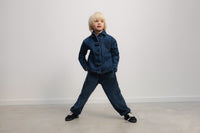 The New Society Elio pantalone bambino velluto Black Iris