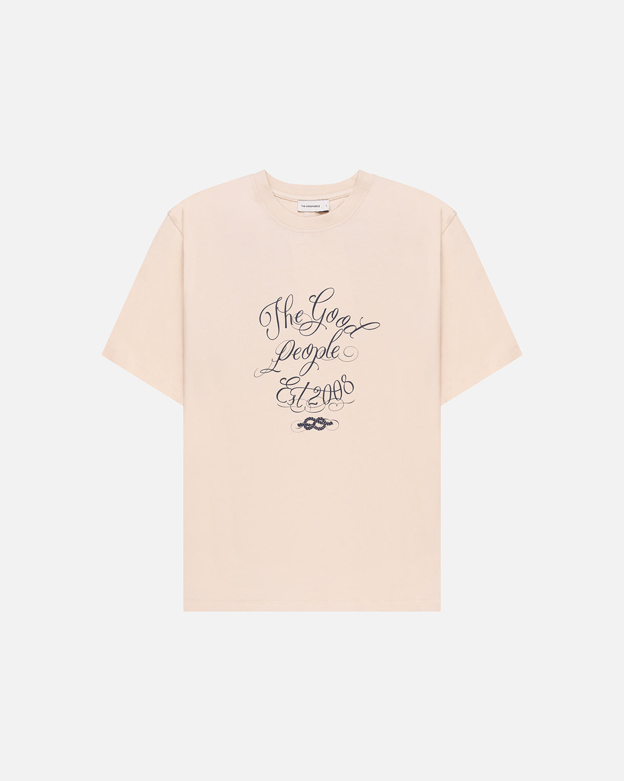 GOODPEOPLE Oscar Artwork t-shirt cotone off white