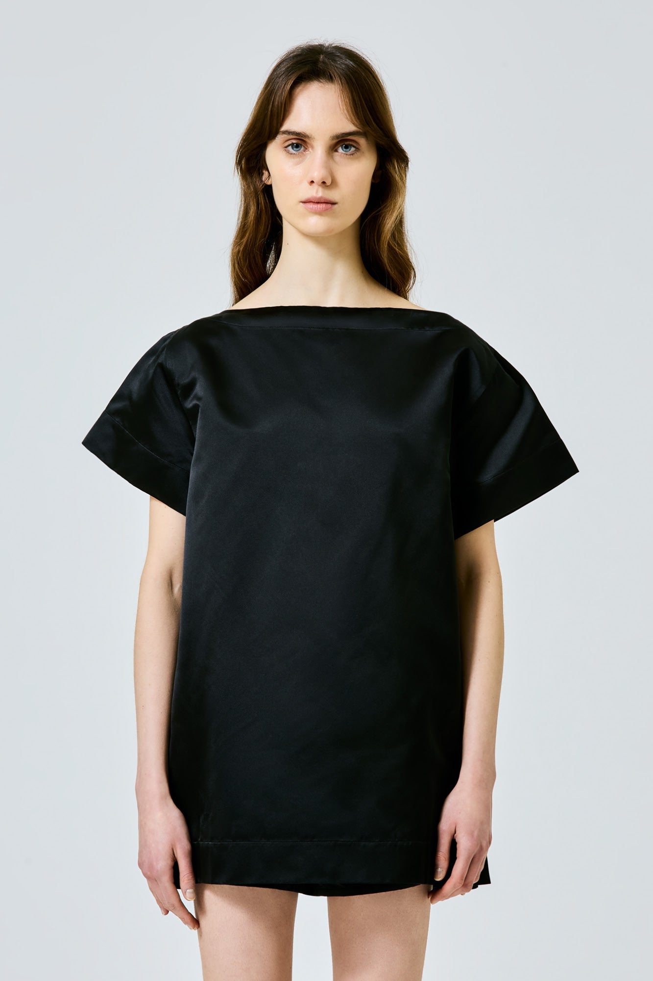 Sa Su Phi Valentina vestito t-shirt in duchesse azzurro