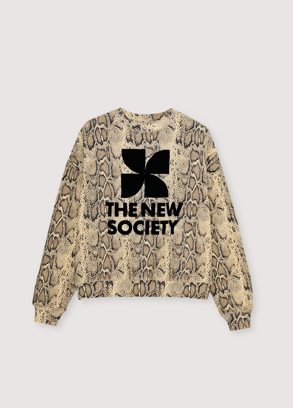 The New Society TNS Logo Woman Sweatshirt Group 2 Nettle Print felpa