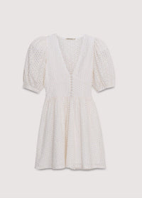 The New Society Nemesis vestito donna bianco ricamato