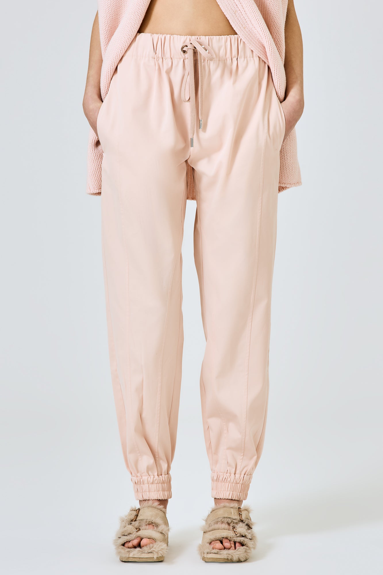Sa Su Phi Valentina jogger cotone e seta rosa