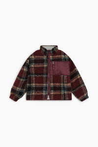 The New Society Roo Jacket giacca lana quadri multicolore