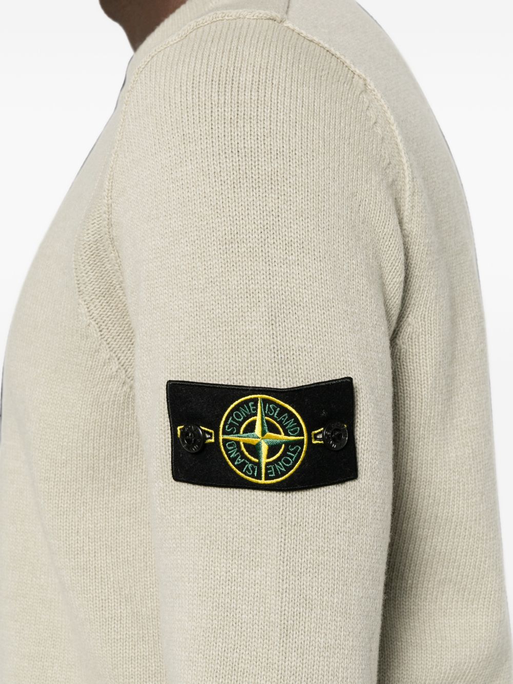 Stone Island L2S155100072 maglia uomo beige sand