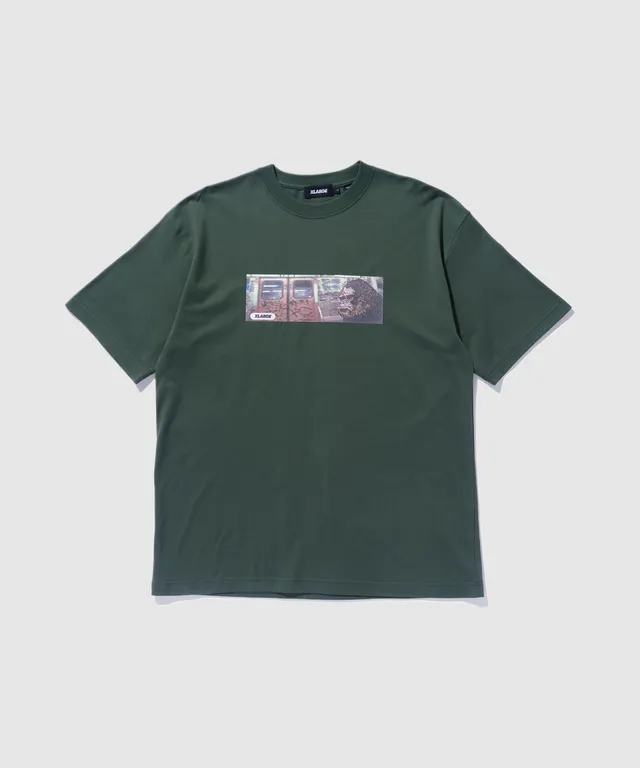 X-Large Subway maglietta verde cotone maniche corte