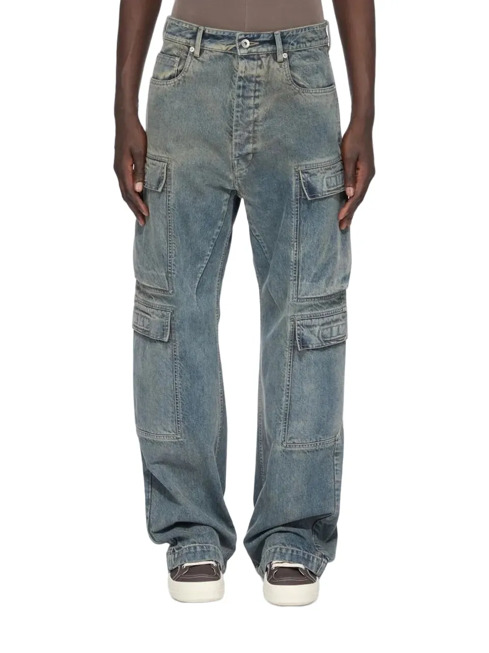 DRKSHDW DU02F6361 jeans uomo mineral indigo