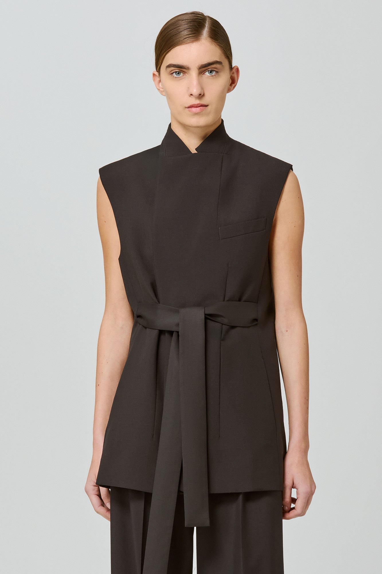 Sa Su Phi Lauren gilet taglia 36 nero lana