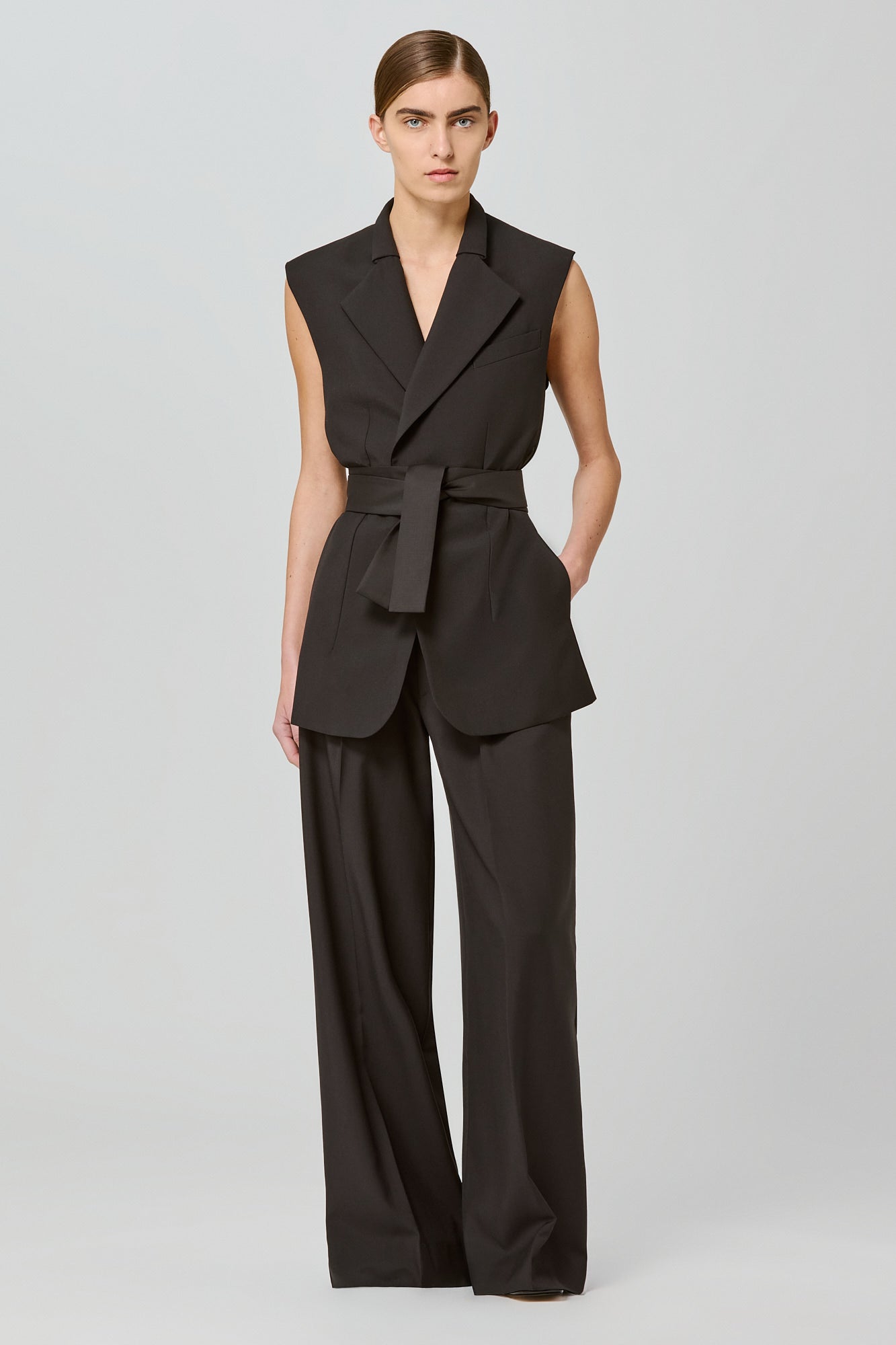 Sa Su Phi Lauren gilet taglia 36 nero lana