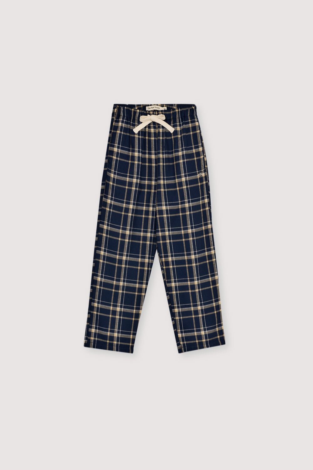 The New Society John Pant pantaloni 6 anni quadri blu cotone