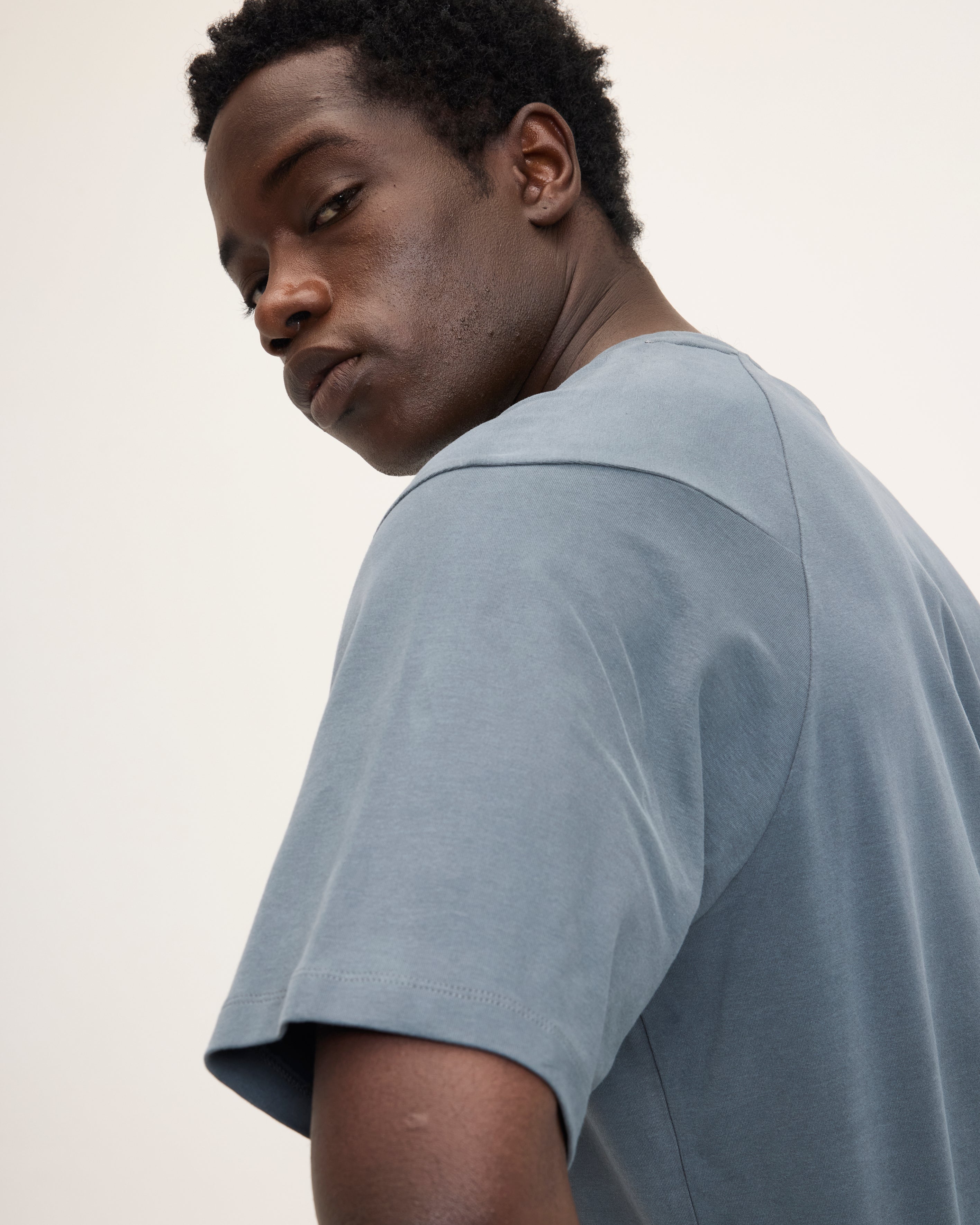 GOODPEOPLE Ted Relaxed t-shirt cotone urban green