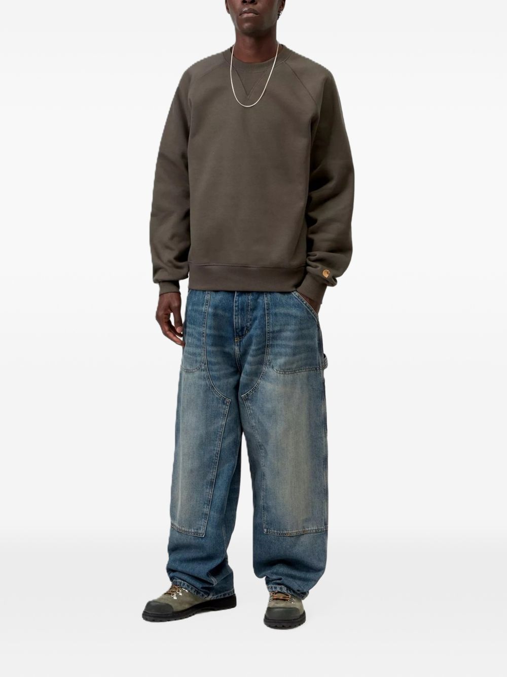 Carhartt WIP I033660 maglia uomo shungite gold