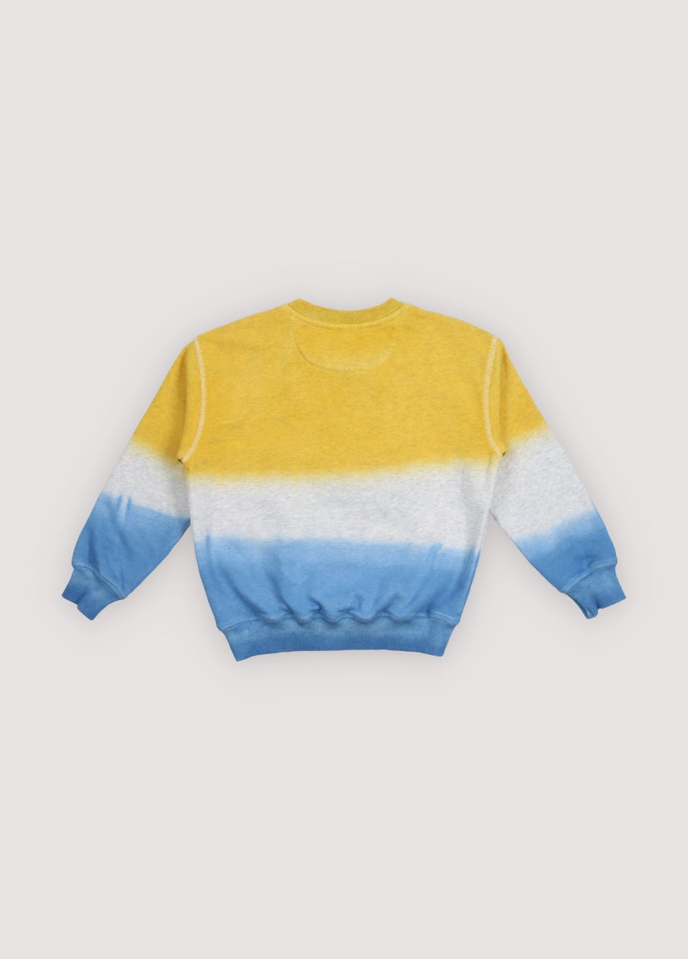 The New Society Tie Dye felpa bambina Mimosa gialla cotone