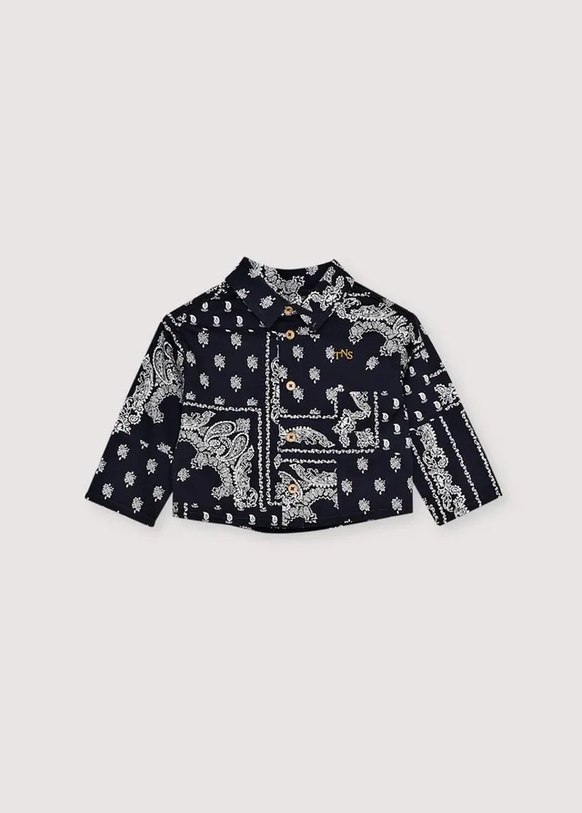 The New Society Luis camicia neonato bandana cotone