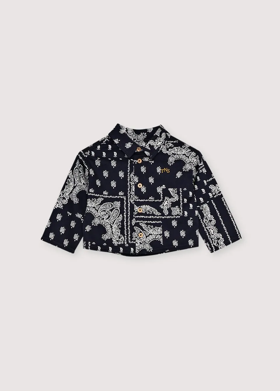 The New Society Luis camicia neonato bandana cotone